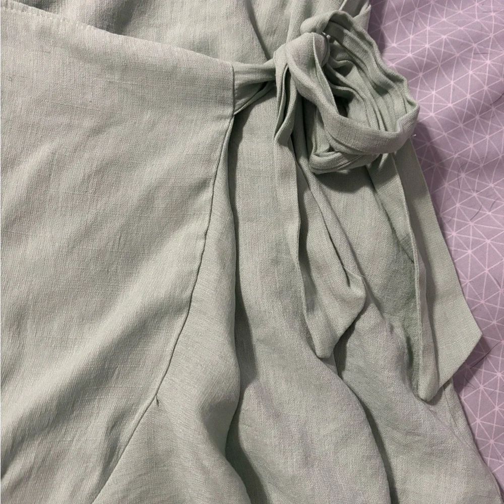 Trixxi Mint Green Wrap Dress - Picture 10 of 10